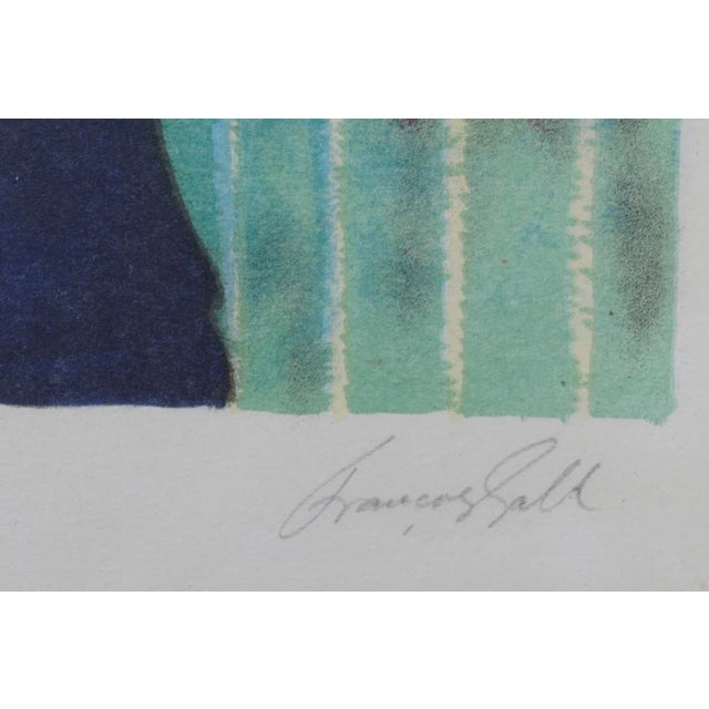 Francois Gall, Horse Races at Auteuil: Lady with Hat, 1950s, Lithograph For Sale - Image 6 of 8