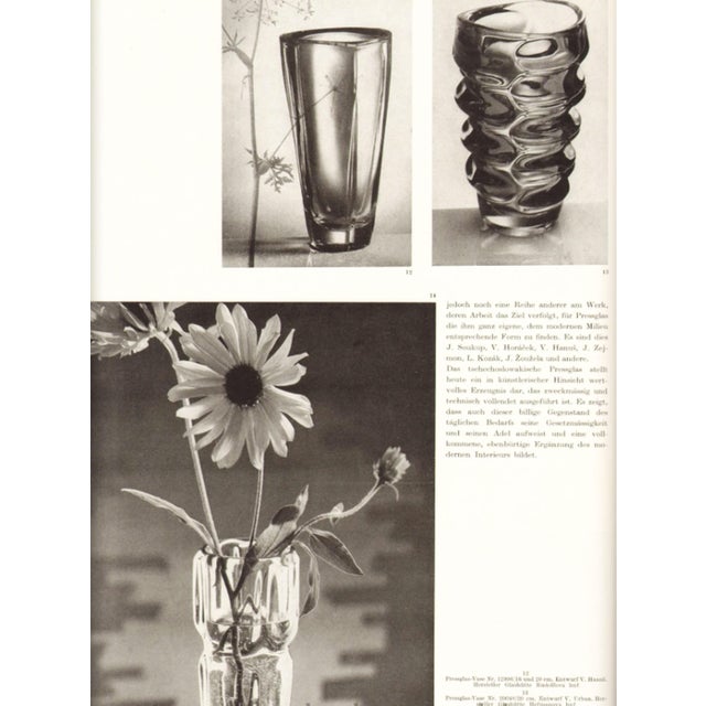 Vintage Bohemian Glass Vase by Vladislav Urban for Hermanova Hut Glasswork, 1962 For Sale - Image 13 of 15