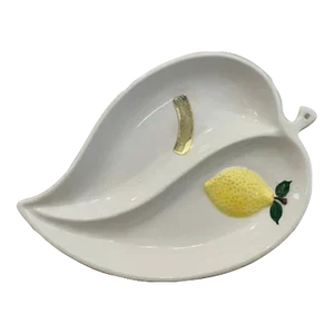 1960s Mid-Century Modern Georges Briard Design Lemon Dish