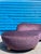 1970s Kagan Style Purple Serpentine Sofa For Sale In Los Angeles - Image 6 of 10