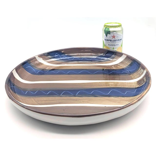 Ceramic 1970s Dansk Neils Refsgaard Serving Platter For Sale - Image 7 of 11