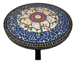 Mid 20th Century Vintage Mosaic Tile Coffee Table by Baker Furniture
