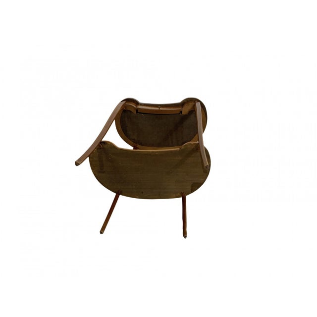 Wood A Vintage French Style Kidney Bean Shaped Two-Tier Occasional Side Table For Sale - Image 7 of 7