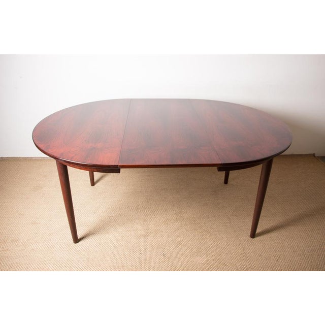 1960s Large Danish Extendable Dining Table in Rosewood, 1960s For Sale - Image 5 of 18