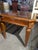 Elegant Vintage Matching Parquetry Inlaid 3-Piece Occasional Table Set (Large Oval Coffee Table + Pair of Square End...