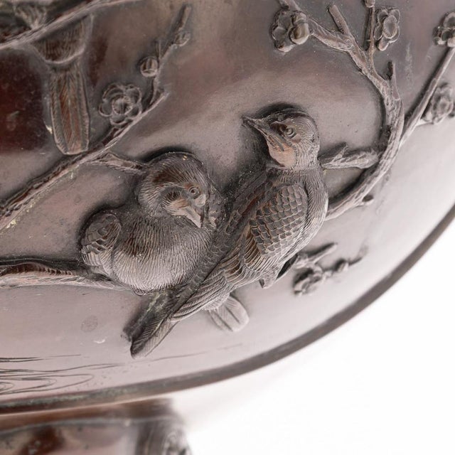 Large Antique Japanese Meiji Bronze Mythological Planter, 19th Century For Sale - Image 14 of 18