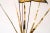 1970s Mid Century Brass Cattail With Butterfly Sculpture on Burlwood Base For Sale - Image 5 of 11