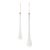 Elevate your holiday decor with the Iridescent Glass Drop Ornaments. Featuring wintry white and pearl tones with a chic...