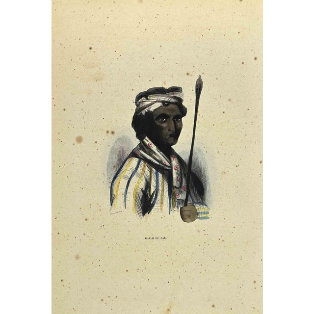 Rajaah de Dao is a hand colored lithographs made by Auguste Wahlen in 1844. Good conditions. The artwork belongs to the...