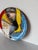 1980s Lois Barton Hand-Painted Figurative Modernist Art Ceramic Decorative Plate For Sale - Image 9 of 10