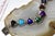Vintage Mexican 950 Sterling Silver Multi Gemstone Tennis Bracelet For Sale - Image 11 of 17