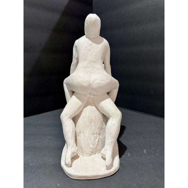 Figurative 1960s Larry Mohr Plaster Erotic Lovers Sculpture Signed From Artist Estate For Sale - Image 3 of 8