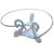 White Dolphins Coffee Table With Glass For Sale - Image 14 of 14