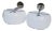 Vico Magistretti for Artemide Model Clinio Opaline Sconces - a Pair For Sale
