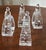 Hollywood Regency 1980s Vintage Lead Crystal Byrdes Napkin Rings Set of 4 West Germany For Sale - Image 3 of 7
