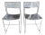 Pair of Italian Postmodern Sultana Stackable Chairs by Arrben For Sale