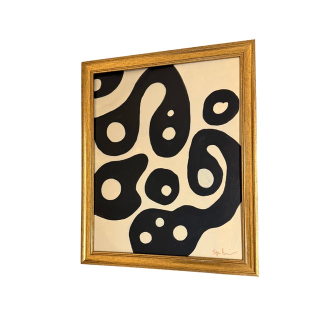 Modern Under the Microscope Contemporary Abstract Expressionist Painting by Bryan Boomershine Framed For Sale - Image 3 of 11