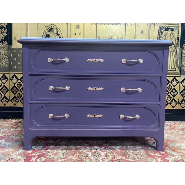 Art Nouveau Painted Chest of Drawers For Sale - Image 12 of 12