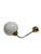 Art Deco Wall Lamp in Metal, Poland, 1950s For Sale - Image 3 of 8