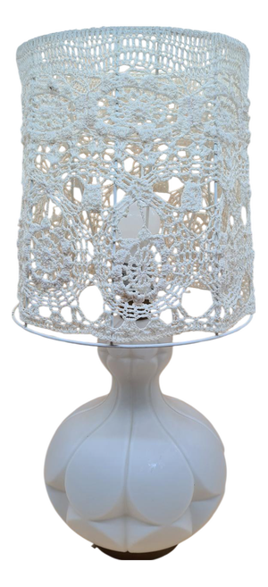 Table Lamp in Ivory White Glass from Peill & Putzler, Germany, 1960s