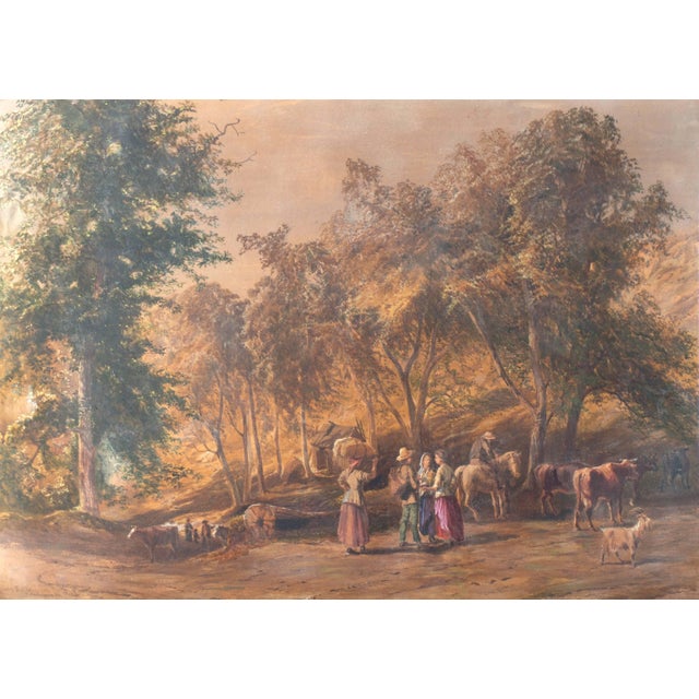 'Return From the Meadows' by John Faulkner, Royal Society of British Artists For Sale