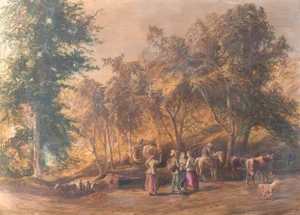'Return From the Meadows' by John Faulkner, Royal Society of British Artists