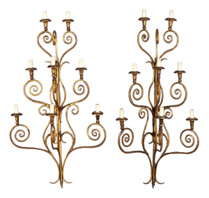 Early 20th Century Wall Lamps, Italy