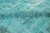 Allove Designed Antique Wool Rug Overdyed in Turquoise Color For Sale - Image 10 of 10