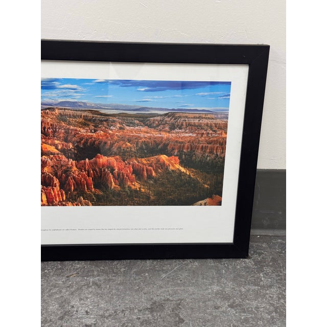 Paper Bryce Canyon Panoramic Photo, Framed For Sale - Image 7 of 12