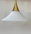 Brass and Opaline Glass Pendant Lights from Limburg, Germany, 1970s, Set of 2 For Sale - Image 9 of 11