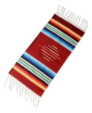 Vintage Mexican Serape Table Runner