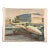 4-Seater Private Plane at the Rockland Maine Airport Oil Painting For Sale