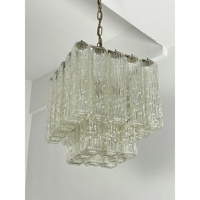 Mid-Century Modern Four-Light Murano Glass Chandelier, 1950s For Sale - Image 12 of 12