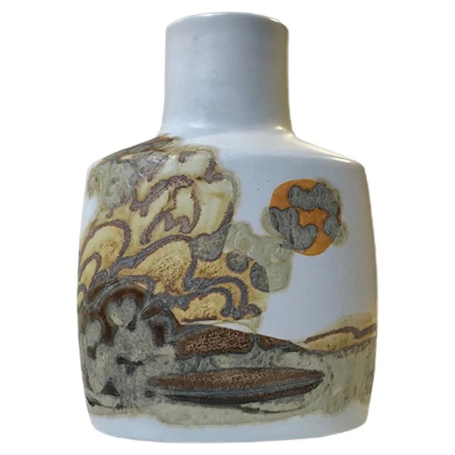 Danish Ceramic Vase by Ellen Malmer for Royal Copenhagen, 1970s For Sale