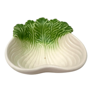 Vintage Ceramic Bok Choy Dipping Dish