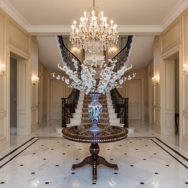 The Jewel of the Palace This Handmade Ceramic Grand Vase is named the “Saray” (Palace) vase for a reason. Standing at a...