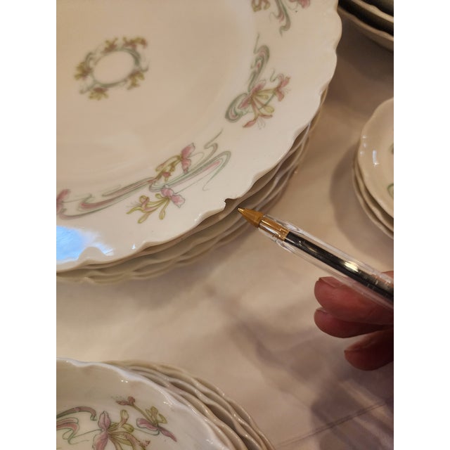 Early 20th Century 36 Piece Haviland Limoges Vintage Dessert Dish Set For Sale - Image 5 of 12