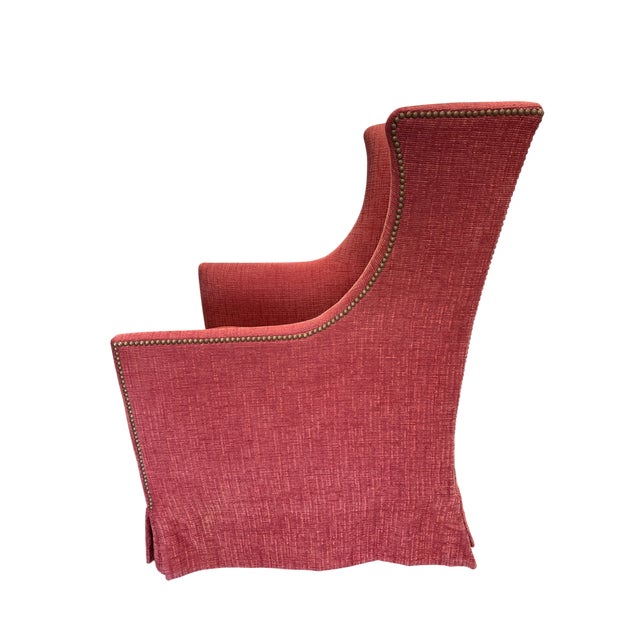 Dessin Fournir Dessin Fournir Ellington Wing Chair #5004 For Sale - Image 4 of 10