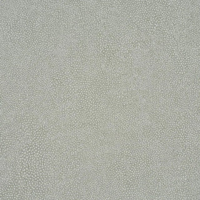 SAMPLE - Schumacher Dunbar Shagreen Vinyl Wallpaper In Haze For Sale