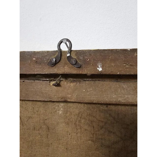 Brown Face of Christ, 1777, Oil on Canvas, Framed For Sale - Image 8 of 9