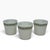 1970s 1970’s Pyrex Corelle Corning Crazy Daisy Green White 8oz Milk Glass Mugs Cups - Set of 3 For Sale - Image 5 of 12