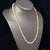 Metal 1990s Mikimoto Akoya Pearl Necklace 20" Sterling Silver 5 - 5.5 Mm Estate For Sale - Image 7 of 10