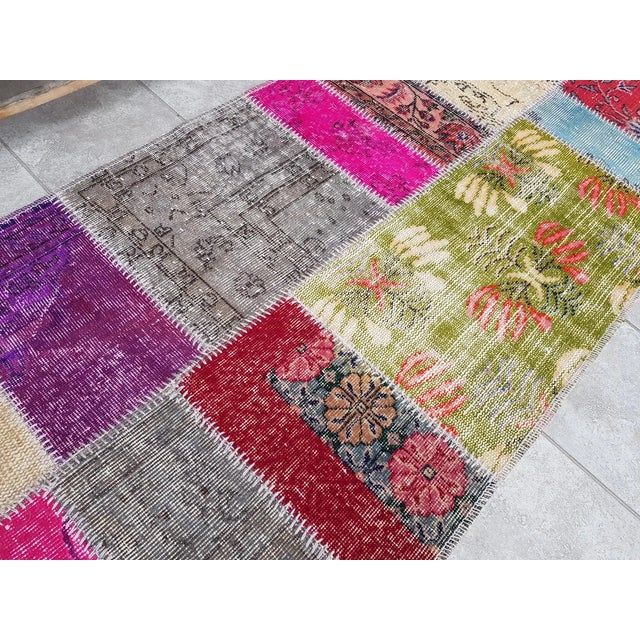 Vintage Hnadmade Hallway Runner For Sale - Image 4 of 10