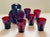 1940s Anchor Hocking “Royal Ruby” Pitcher & Juice Glasses - 7 Pieces For Sale - Image 10 of 12