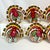 These are whimsical, colorful and fabulous and will add a festive touch to your Thanksgiving table. The set of 8 Turkey...