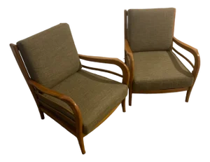 Set of Vintage Lounge Chairs from Paolo Buffa, 1950s