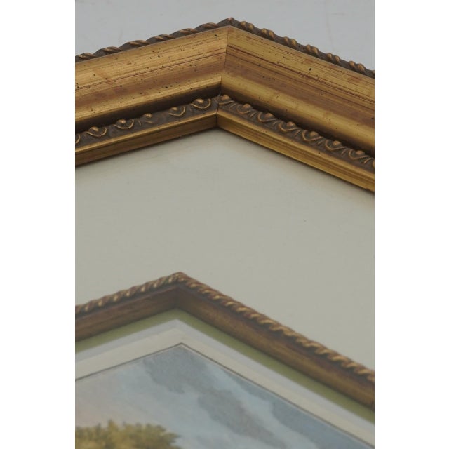 Set of 4 Carl Remshant 18th Century Colored Etchings For Sale In Philadelphia - Image 6 of 12