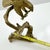Vintage Brass Eagle Sculpture on Driftwood Base | Mid Century Bald Eagle Figurine | Hollywood Regency Bird Statue | Wildlife Desk Decor For Sale In Los Angeles - Image 6 of 9