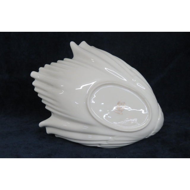 Ivory Lenox Porcelain Swan Figurine Bowl Planter Dish Ivory Color Made in Usa 5206b For Sale - Image 8 of 15