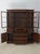 Traditional Vintage Mahogany 4 Door Breakfront China Cabinet For Sale - Image 3 of 16